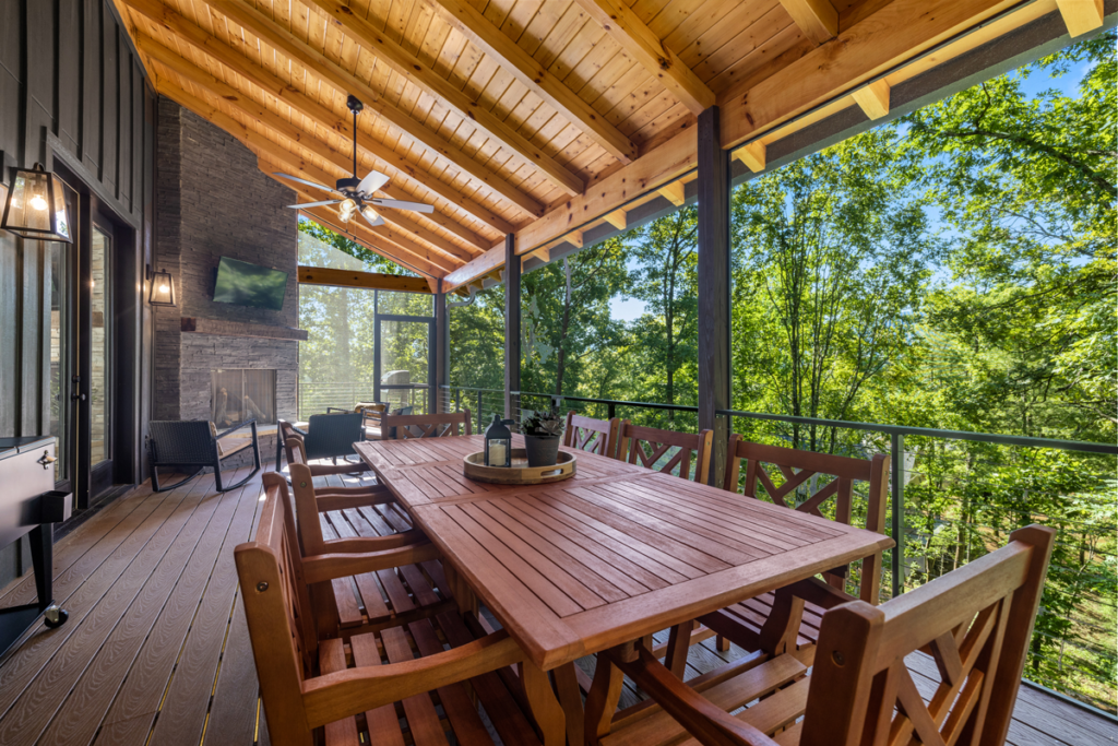 Mullican porch construction